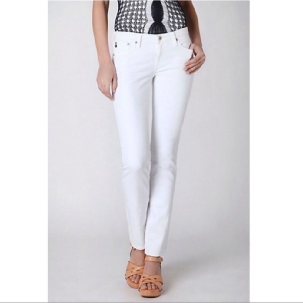 AG THE STEVIE SKINNY JEANS
